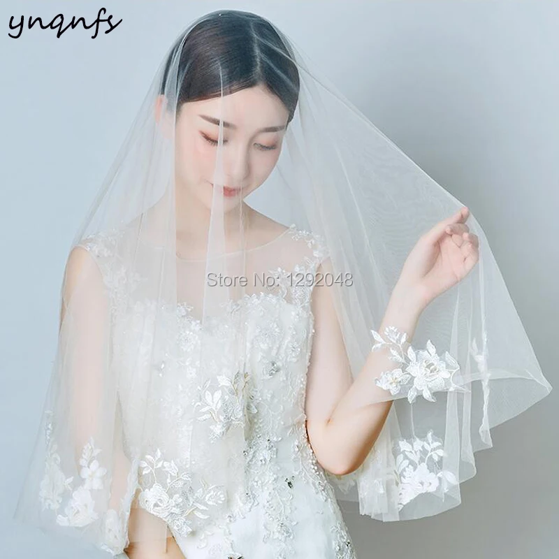 YNQNFS V66 реальные фотографии белые туфли на шнурках для невесты с вуалью украшение