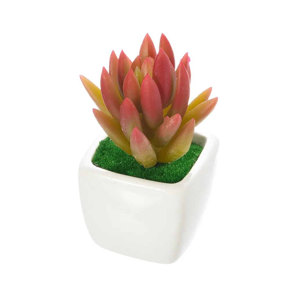 Орнаменты из искусственных цветов искусственные суккуленты с керамическим