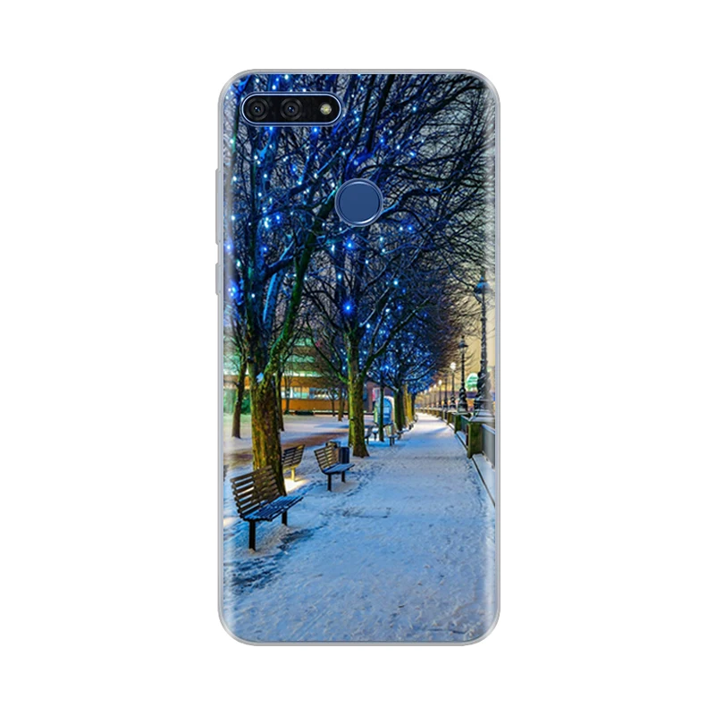 Для huawei Honor 7A pro 5,7 дюймов AUM-L29 Чехол Мягкий Силиконовый ТПУ для телефона задняя крышка 360 Защитный чехол для huawei Honor 7A pro 7aPRO