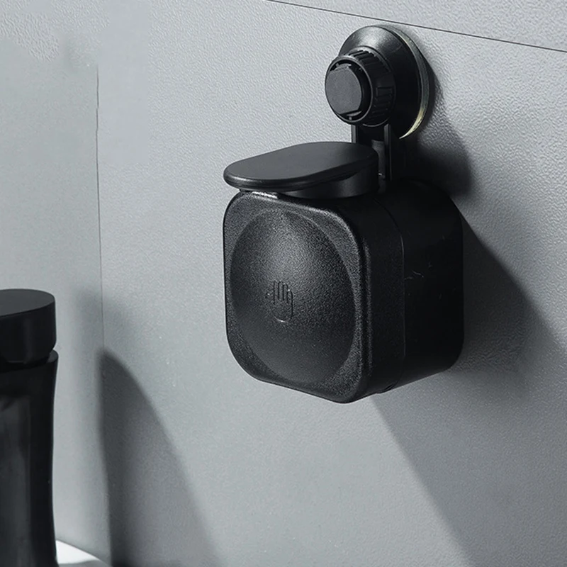 Вакуумный дозатор для мыла на присоске настенный без дырочек ванной кухни мытья