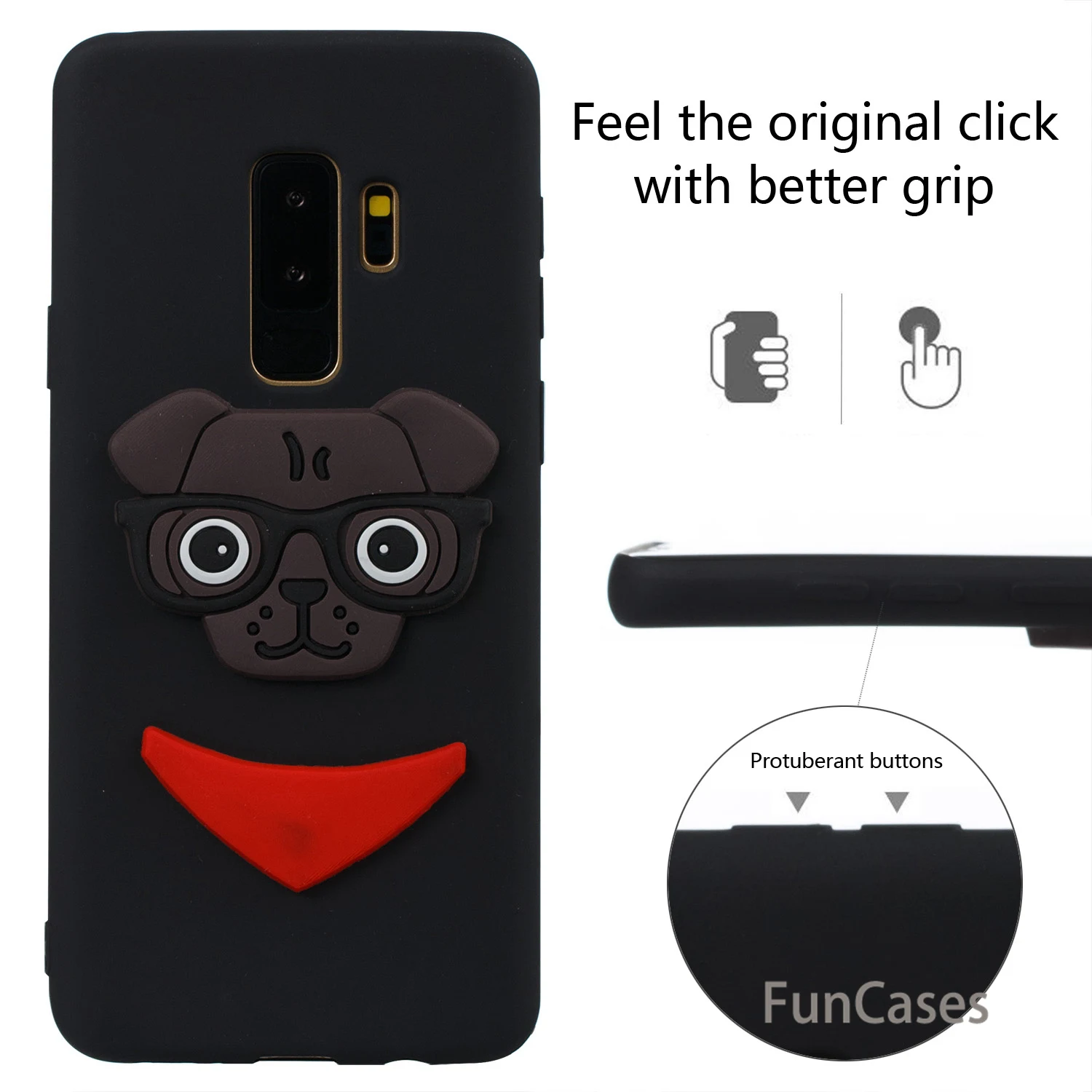Чехол с милым щенком для samsung S9 Plus мягкий силиконовый чехол телефона абстрактные