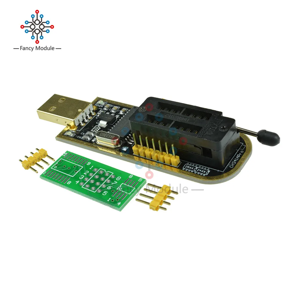 CH341A 24 25 серия EEPROM Flash BIOS USB программатор с программным обеспечением и