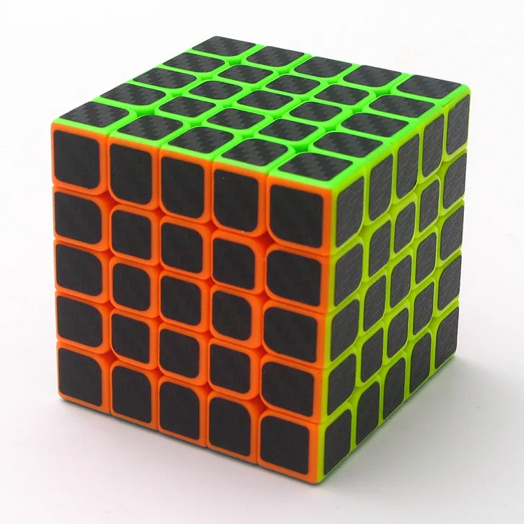 D-FantiX Z куб из углеродного волокна наклейка 5x5 магический 5x5x5 скоростной
