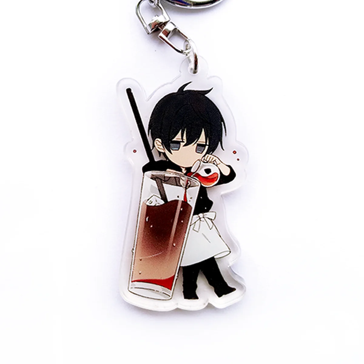 10 десять брелок для ключей на ремешке Kurose Riku Shirotani Tadaomi акриловый милый|Реквизит