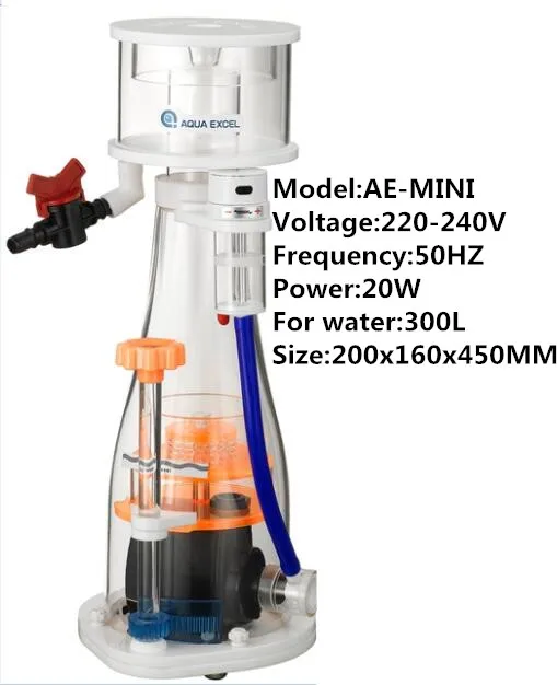 AE-MINI 220-240V Aquaexel резервуар для морской воды протеиновый сепаратор AE-CH AE-CHS CSY/I конусный белковый Сепаратор Яйцо ультра тихий для 500-600L - Цвет: AE-MINI 220-240V