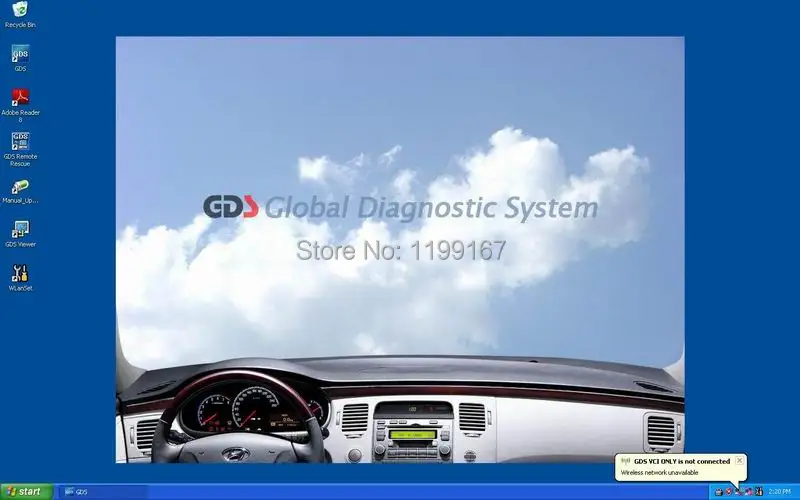 Hyun-dai GDS Global Diagnostic System Software for Trucks and Cars VCI W-H-01-05 |