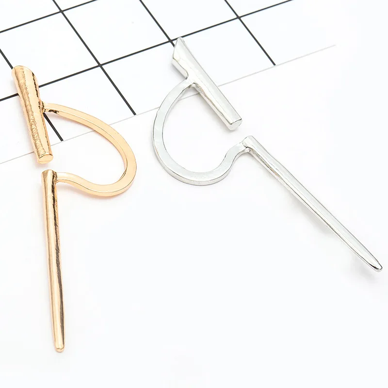 1 new silver / copper plated mountain climber ear clip pack female fashion retro rock pierced earrings with no thorn | Украшения и
