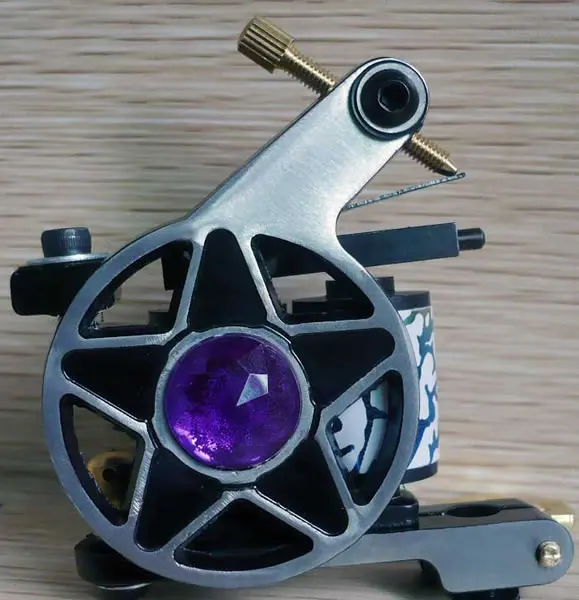 

New Arrival Coil Tattoo Machine 10 Wrap Coils Tatoo Gun Black Steel Tattoo Frame for Liner Shader Equipment Supply NM033