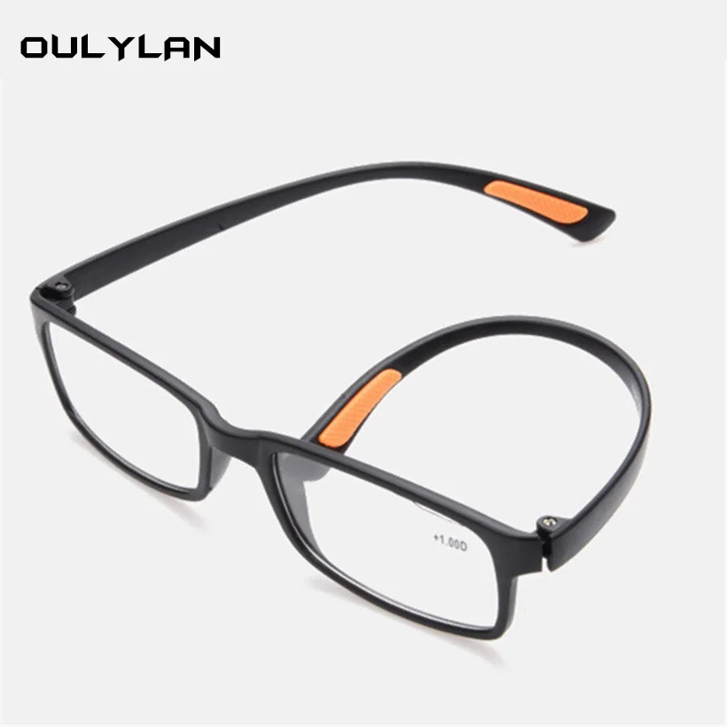Очки для чтения Oulylan TR90 мужчин и женщин ультралегкие аксессуары зрения при