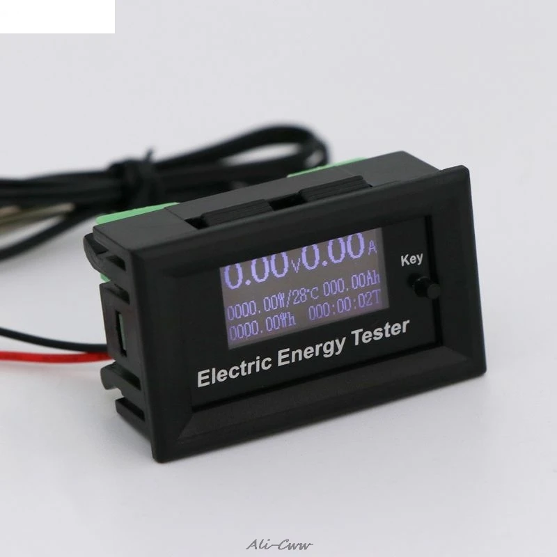 DC 120V 20A цифровой вольтметр постоянного тока измеритель напряжения ЖК-дисплей