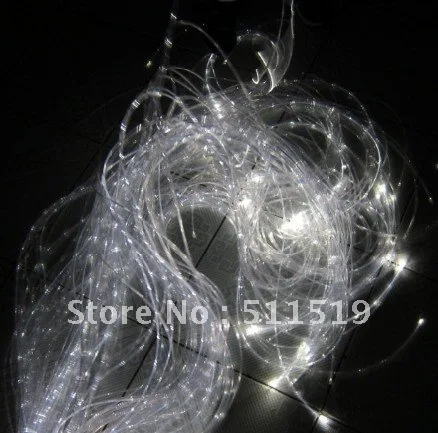 Оптоволоконный светильник для занавесок с мерцающим кабелем 100 прядей длиной 1 м +