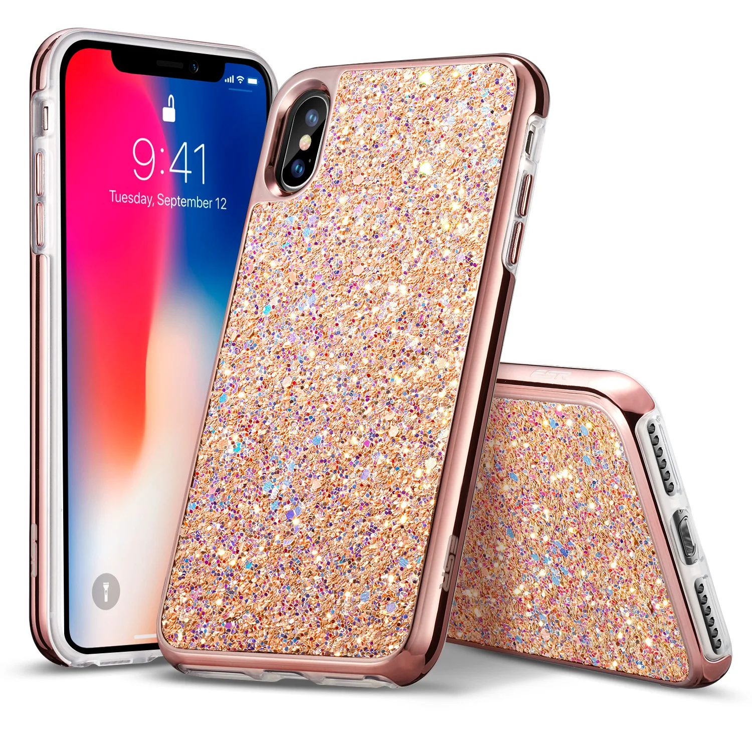 Чехол чехол для Apple iPhone 7 7 Plus 8 8 Plus, esесесесессверсверсверсверсверсверсверсверсверсверсверсверсверсверроскошный Блестящий двухслослойный Мягкий ТПУ+ Жесткая задняя крышка из ПК для iPhone X