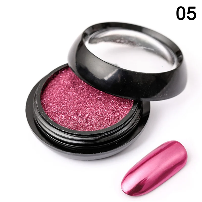 2 мл порошок для ногтей яркий металлический эффект зеркальный маникюра Прямая