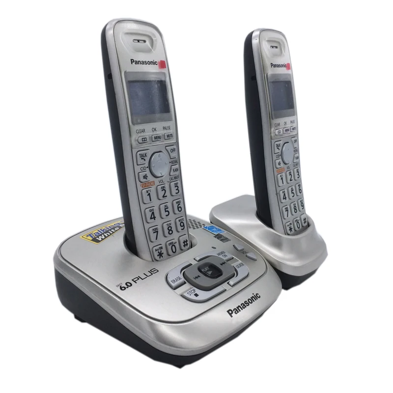 2 телефона Dect 6 0 цифровой беспроводной телефон с ответом машина Голосовая почта