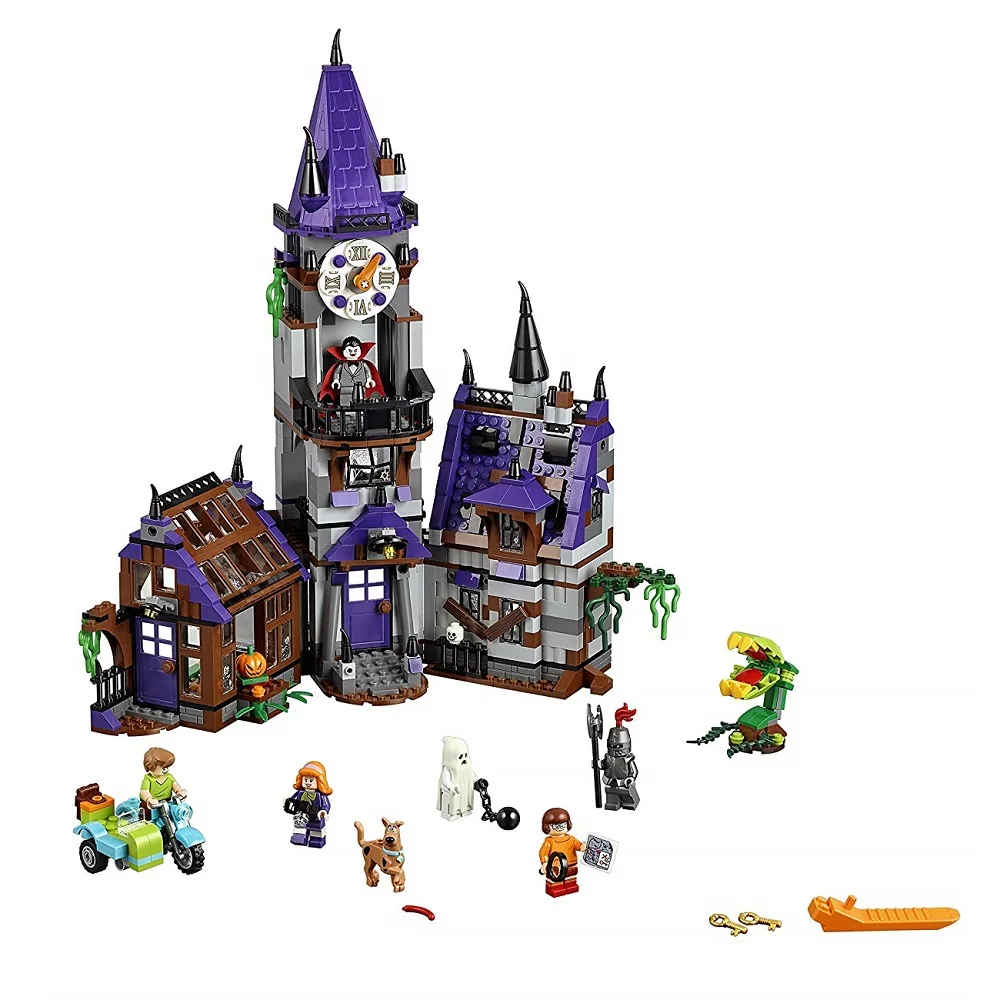 Кирпичи Mystery Mansion совместимые Legoe Scoopy doo 75904 строительные блоки игрушки для детей