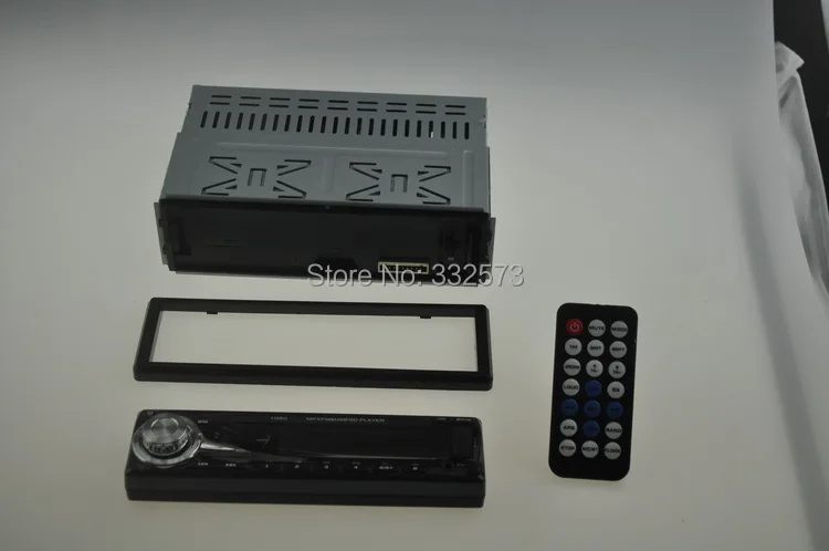 Съемная передняя панель автомобиля радио плеер MP3 FM Радио USB 1 Din Противоугонная 12V