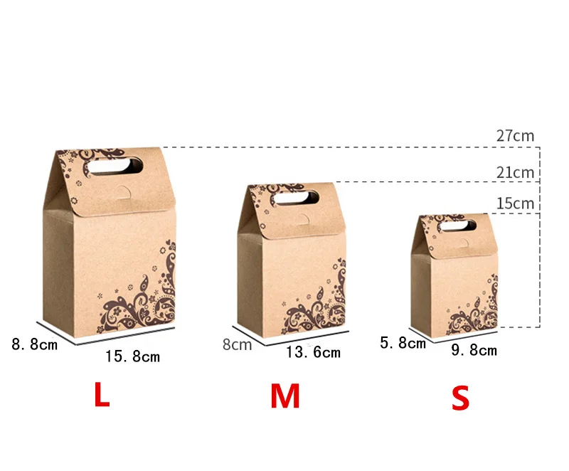 24 шт. бумажные коробки для свадьбы/подарка/ювелирных изделий/еды/мешки упаковки