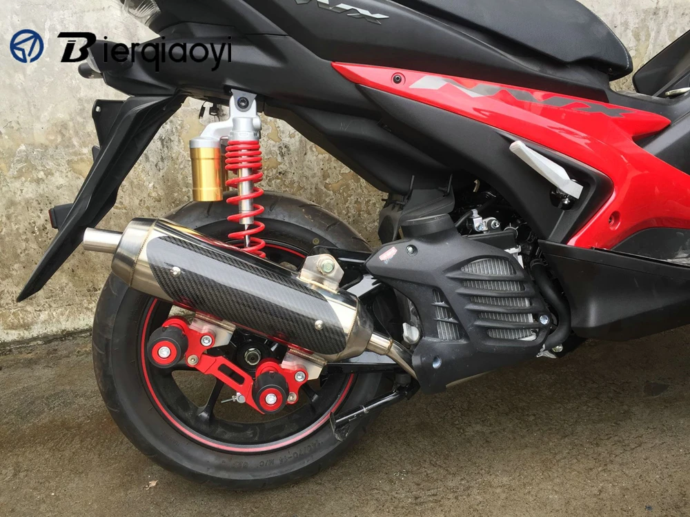 Для YAMAHA NVX 155 NVX155 Aerox155 Aerox нержавеющая сталь углеродное волокно Глушитель