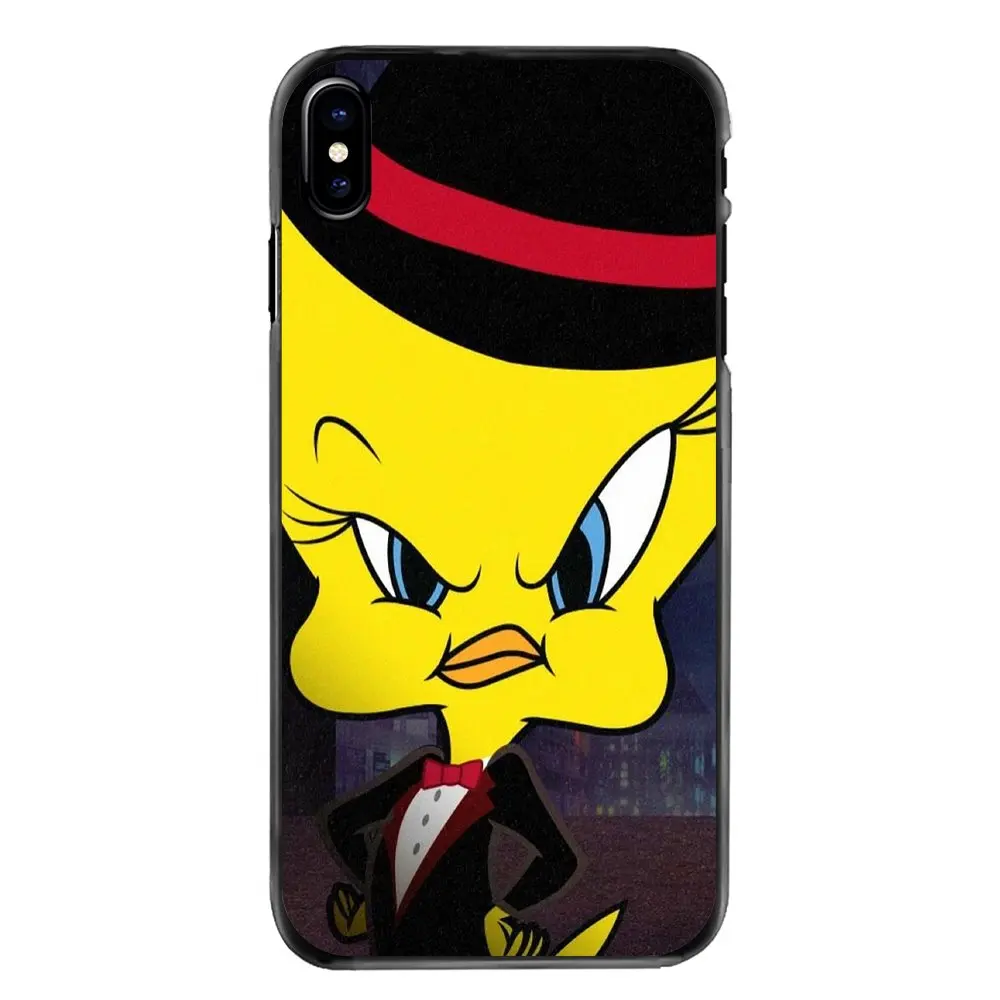 Для iPhone 4 4S 5 5S 5C SE 6 6 S 7 8 плюс X XR XS Max iPod Touch 4 5 6 Мультфильм Аниме серии птичка Твити looney tunes красивые Чехлы - Цвет: images 2