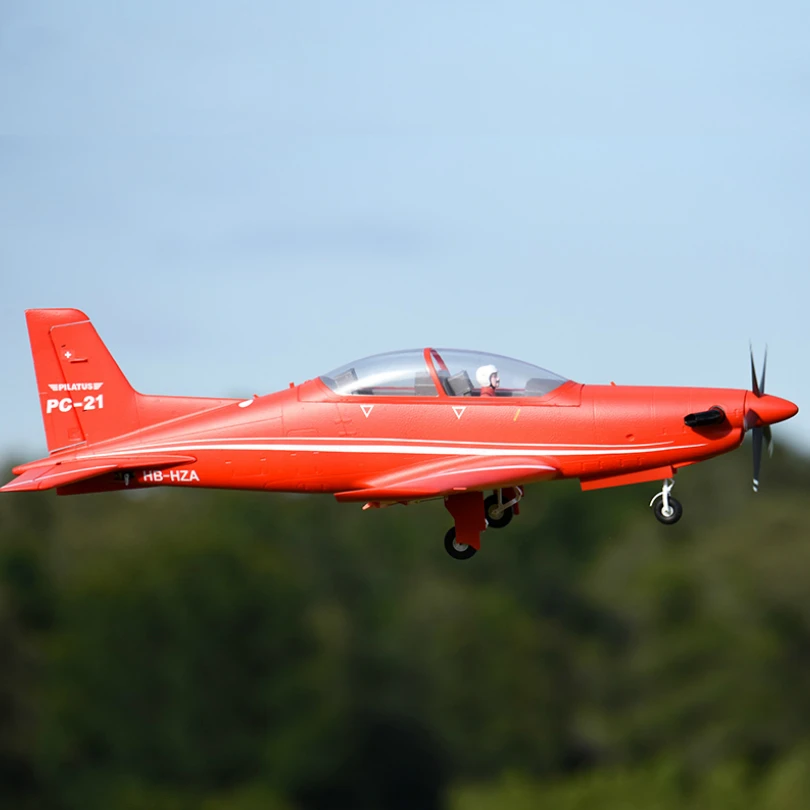 FMS 1100 мм 1 м PC 21 PC21 Pilatus RC Самолет Тренер PNP с убирается гироскопа рефлекс 4S 6CH
