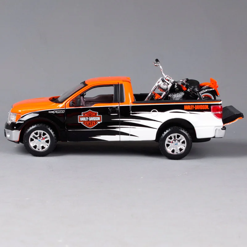 Maisto 1:24 H D ford F 150 stx pick up orange модель грузовика для мужчин охлаждающий грузовик пикап