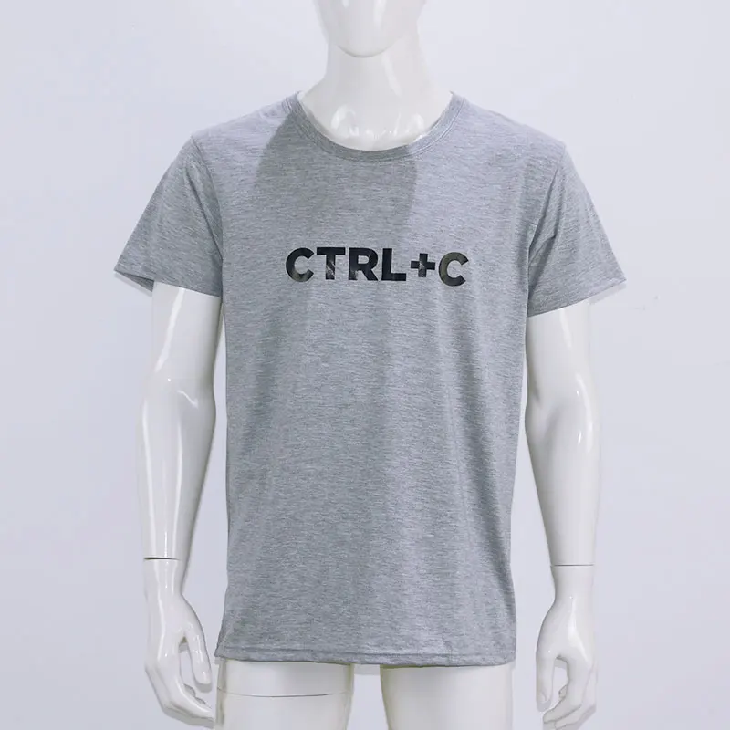 Семейные одинаковые наряды Милая футболка с принтом Ctrl C + V для отца сына семейная