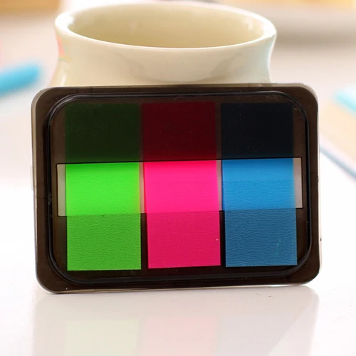 Three Grids DIY милый Kawaii цветной блокнот для заметок корейский прекрасный липкий бумажный блокнот школьные канцелярские принадлежности - Цвет: Three Grids