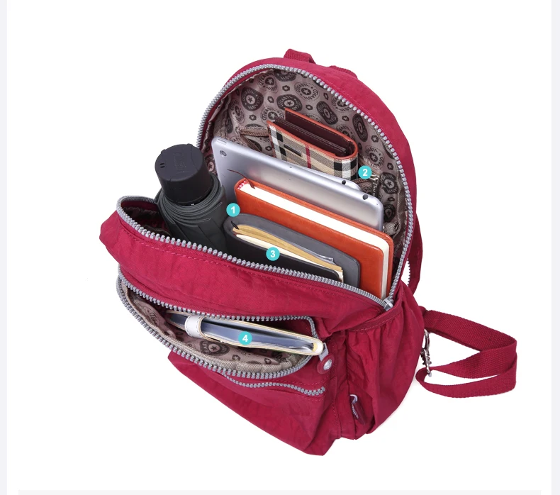 TEGAOTE маленький мини-рюкзак для девочек-подростков, Infantil, рюкзаки, Bolsas Mochila Feminina Escolar, Одноцветный нейлоновый женский рюкзак для путешествий