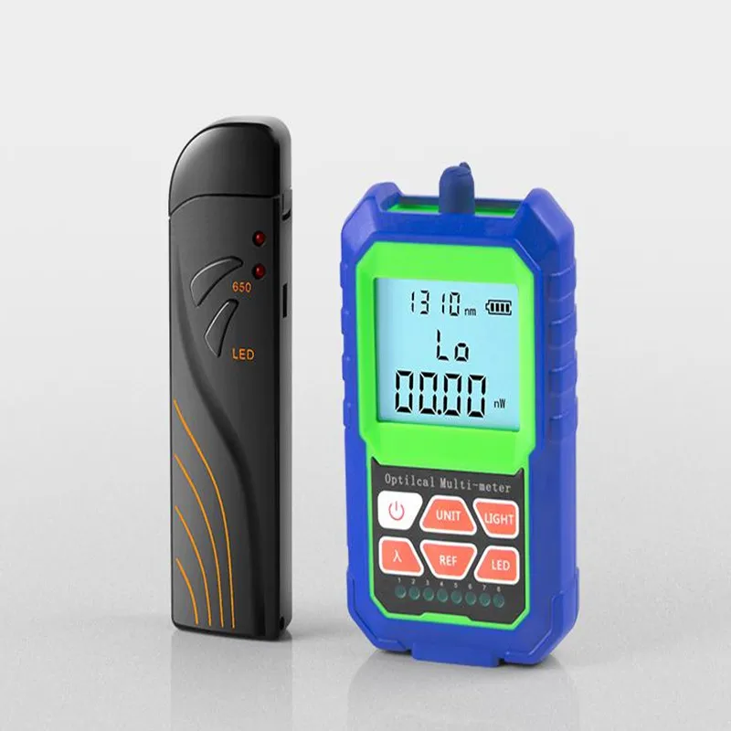 2 в 1 Высокоточный Измеритель оптической мощности с RJ45 волоконным тестером