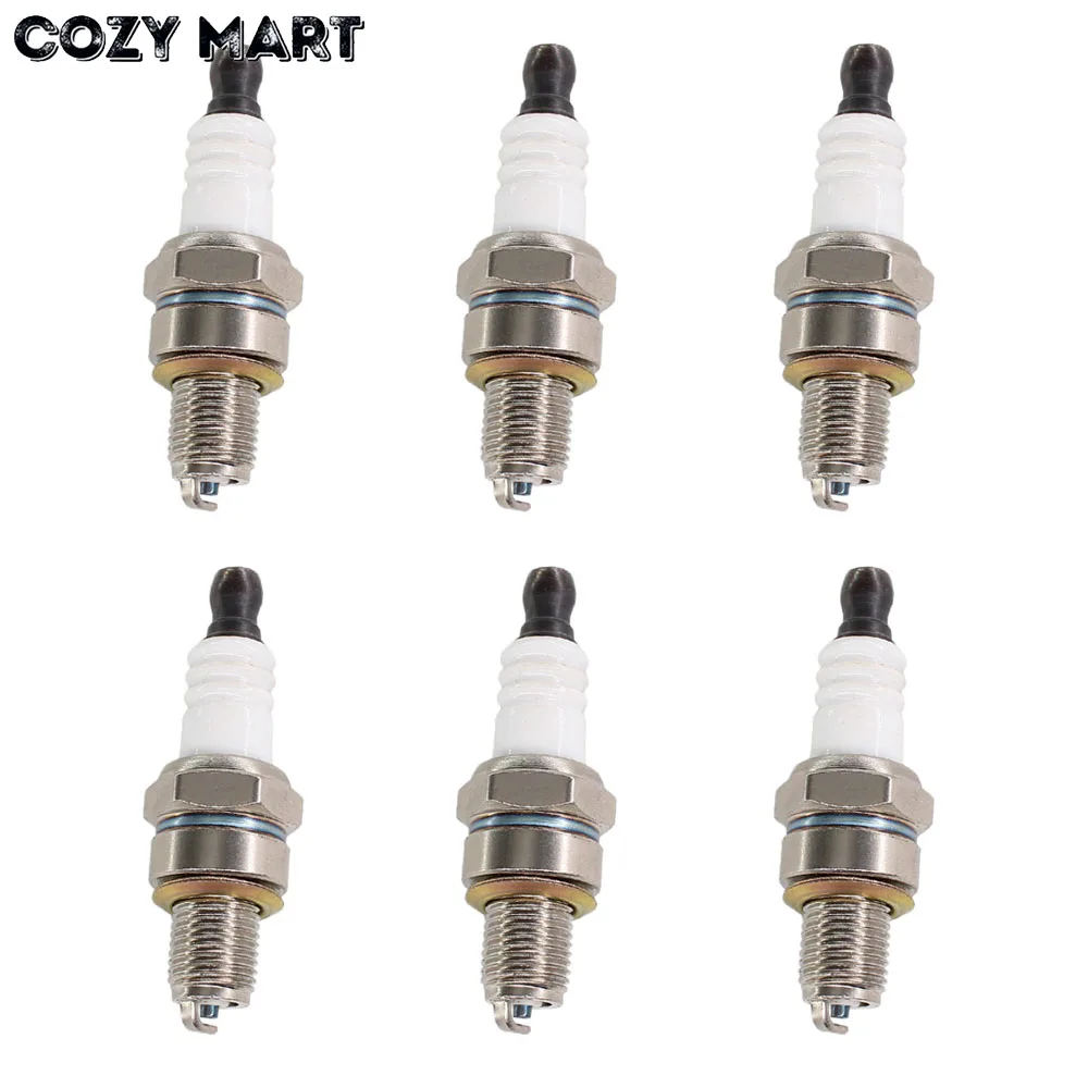 6 шт свечи зажигания для GX25 GX25N GX25NT GX35 HHT35 35cc GX усилительный насос лист длины 25 35 4
