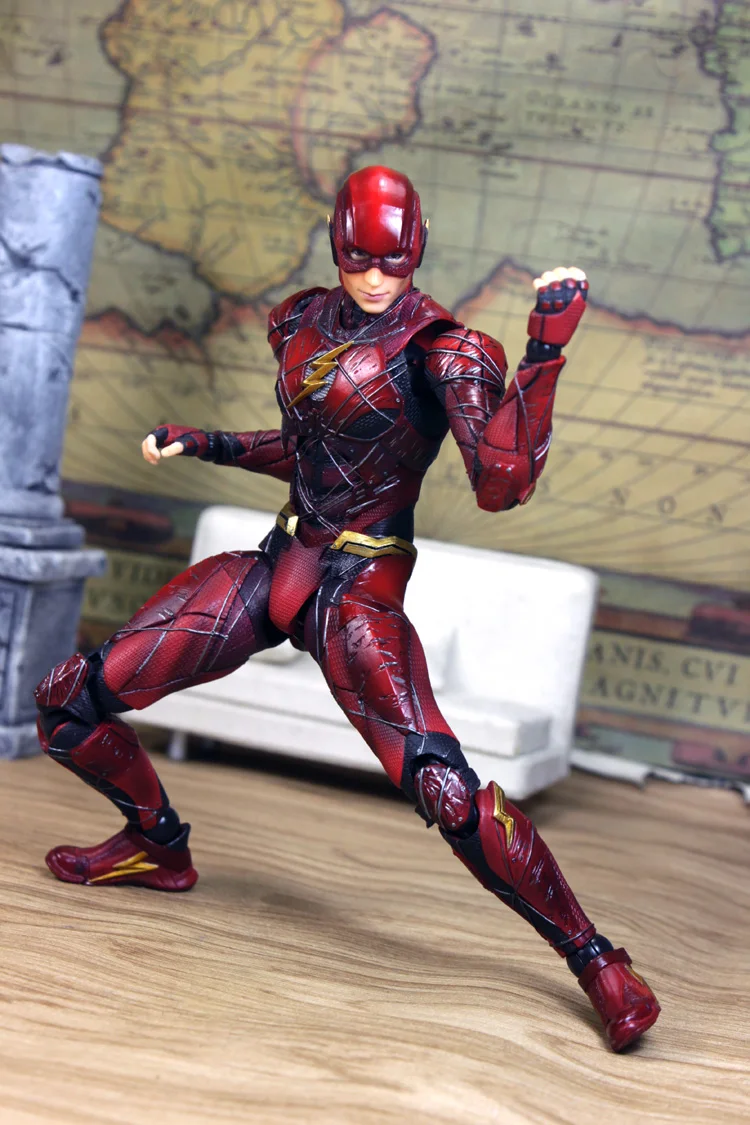Оригинальный Play Arts Kai Justice League Барри Аллен ПВХ игрушка 25 см аниме-модель фильма