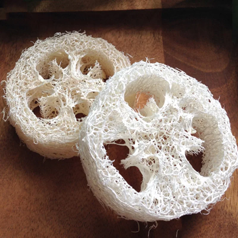 2 см толщиной 6 8 шириной 100 шт./лот натуральная лофта Luffa ломтик Сделай Сам