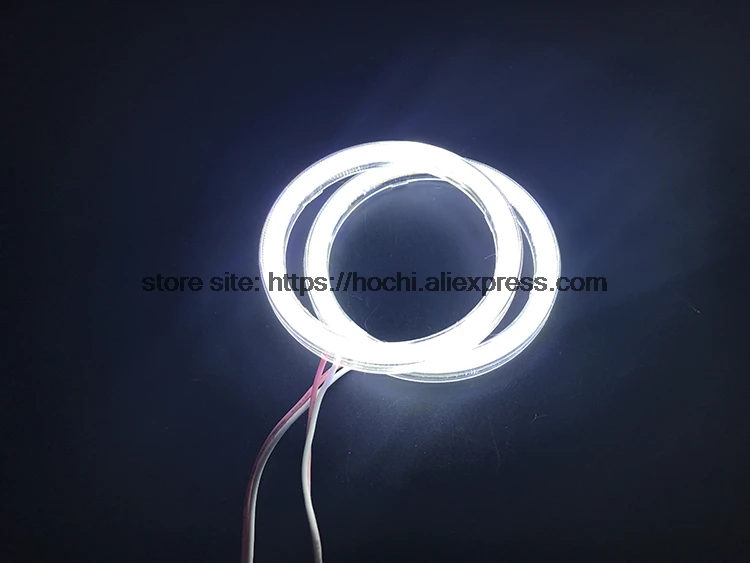 Для audi A4 B6 2000-2006 COB Светодиодный дневной светильник Белый Halo Cob Led Ангельские Глазки кольцо без ошибок ультра яркий
