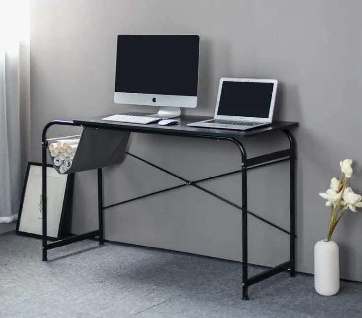 Black Willow 120cm Современный простой стол для ноутбука, домашний компьютерный стол, экономичный Рабочий стол для гостиной, спальни, 50x80 см, 50x100 см - Цвет: Black Willow 120cm