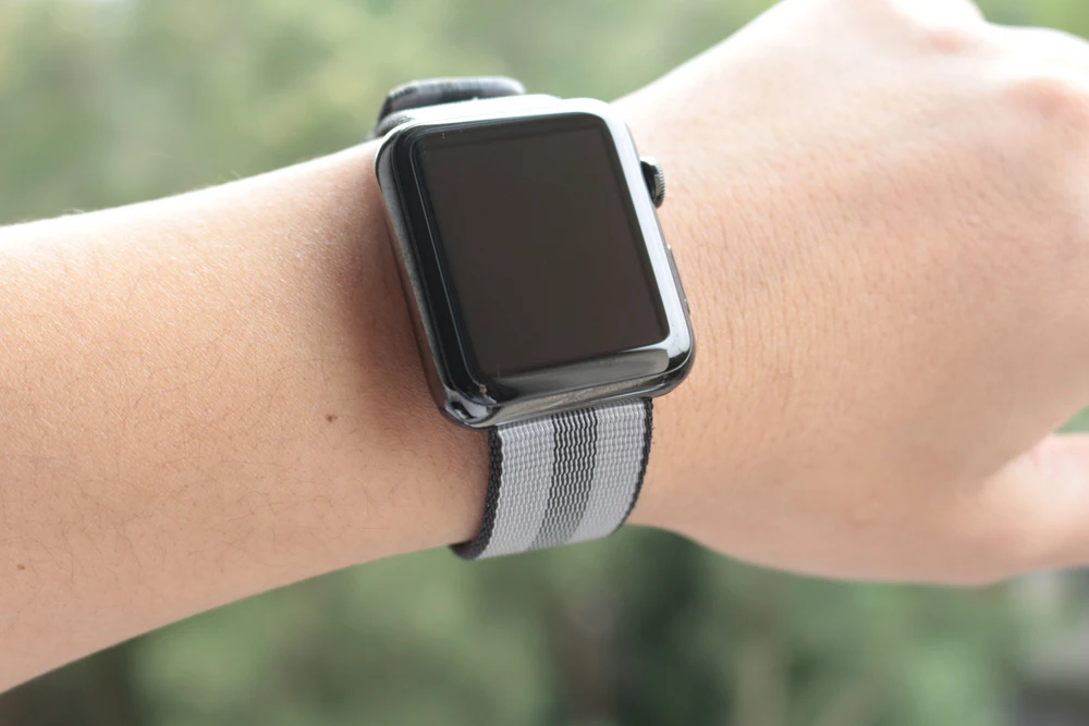Ремешок URVOI для apple watch series 5 4 3 2 1 тканый нейлоновый ремешок для iWatch pride edition с классической пряжкой