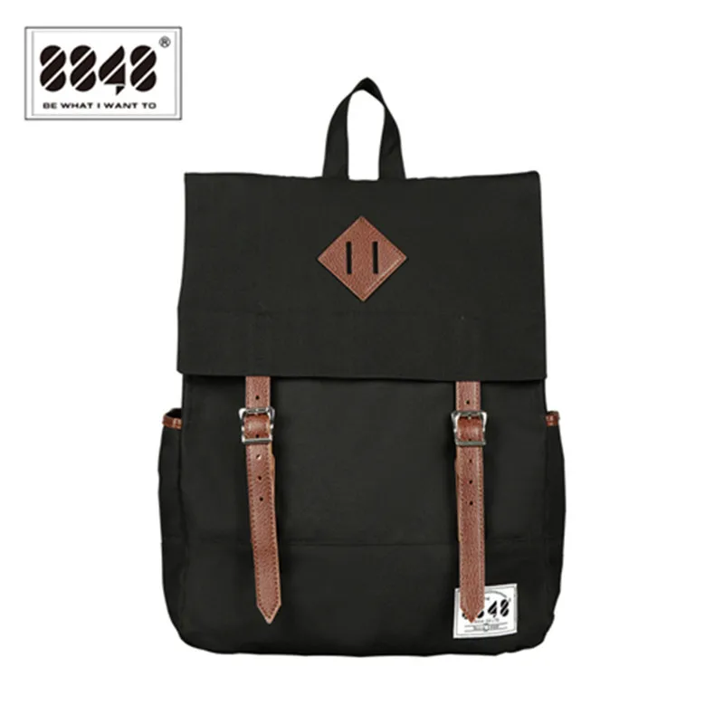 Рюкзак унисекс из ткани Оксфорд Черный Водонепроницаемый школьный ранец