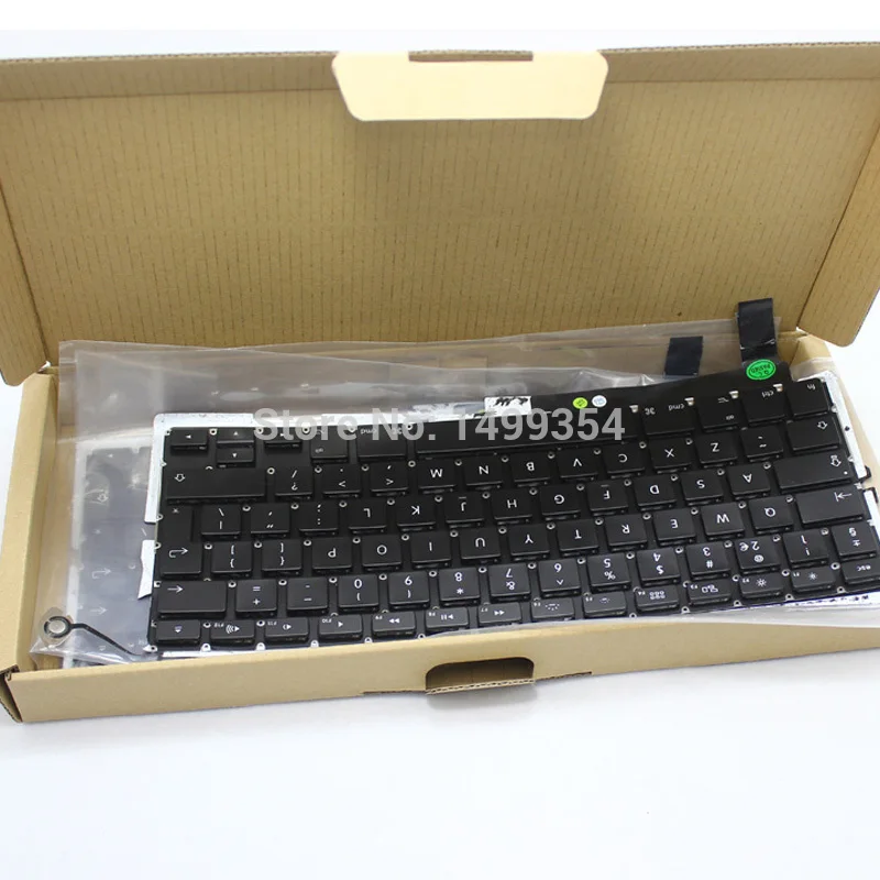 5 шт. Подлинная A1286 португальский клавиатура с подсветкой для Apple Macbook Pro 15 ''A1286