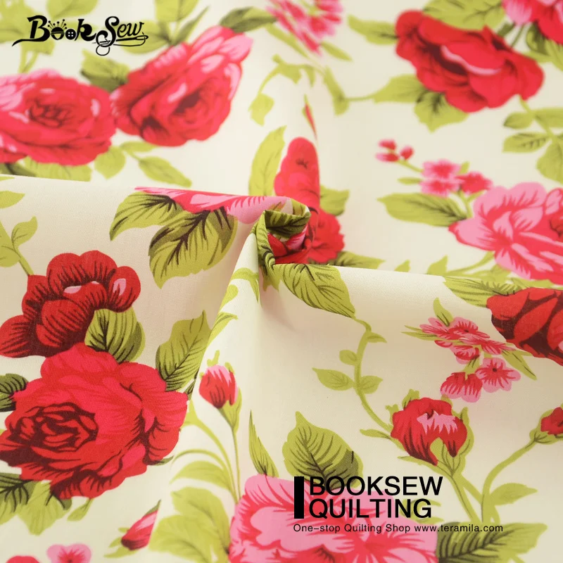 ТКАНЕВОЕ платье из поплина с изображением красной розы для работы домашний