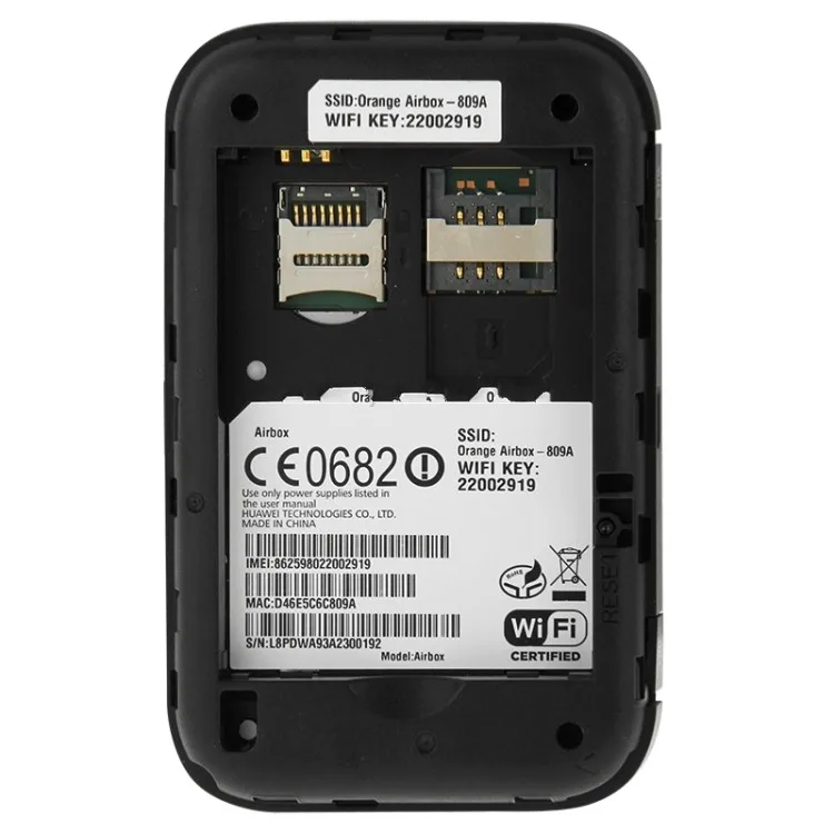 Разблокированный Карманный Wi Fi роутер 4G LTE Huawei E5372 3G 2G со встроенным
