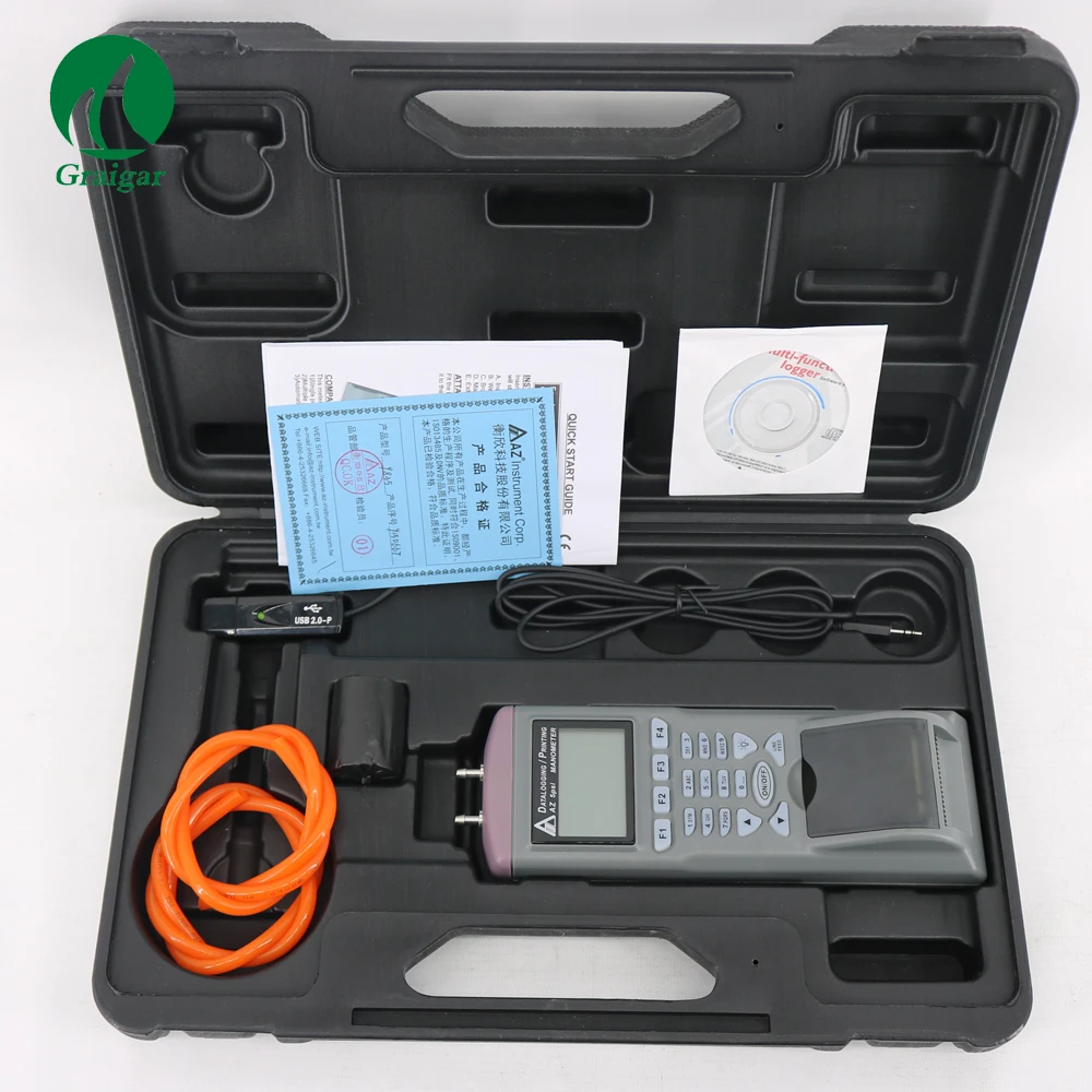 

Pressure Datalogger Differential Pressure Gauge AZ9835