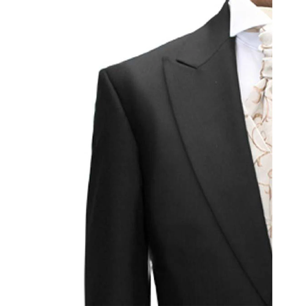 Мужской фрак черный Фрак смокинг с длинным хвостом на заказ|jacket elegant|jacket beigetuxedo
