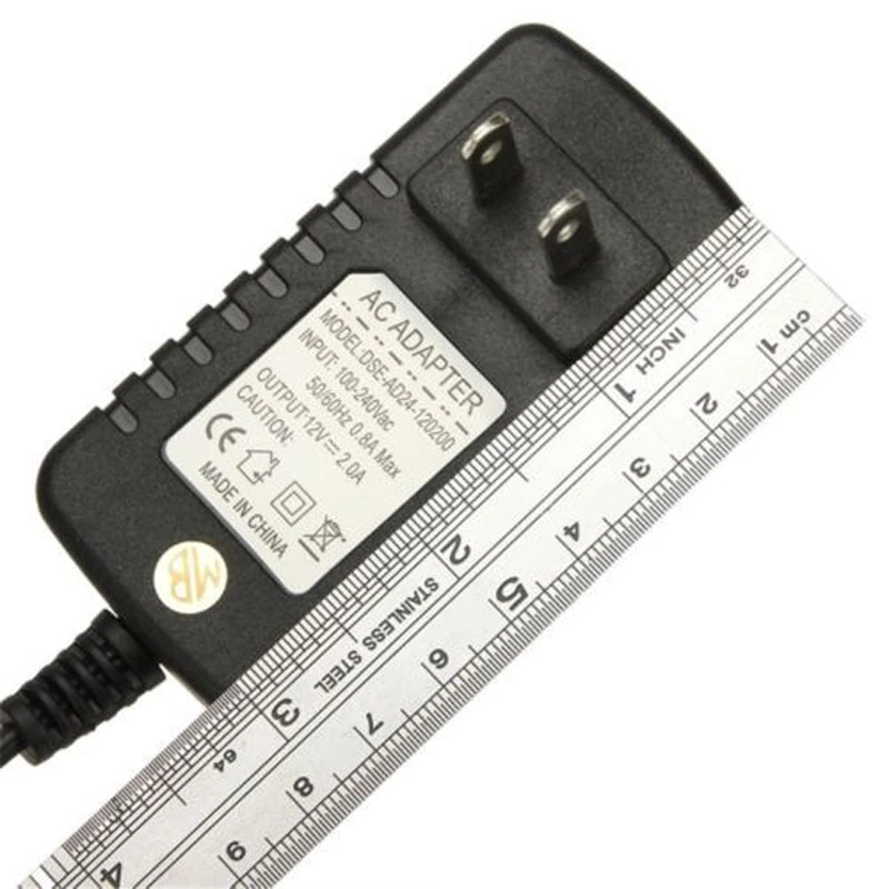 Блок питания переменного тока 12 В 2 А настенное зарядное устройство стандарта США