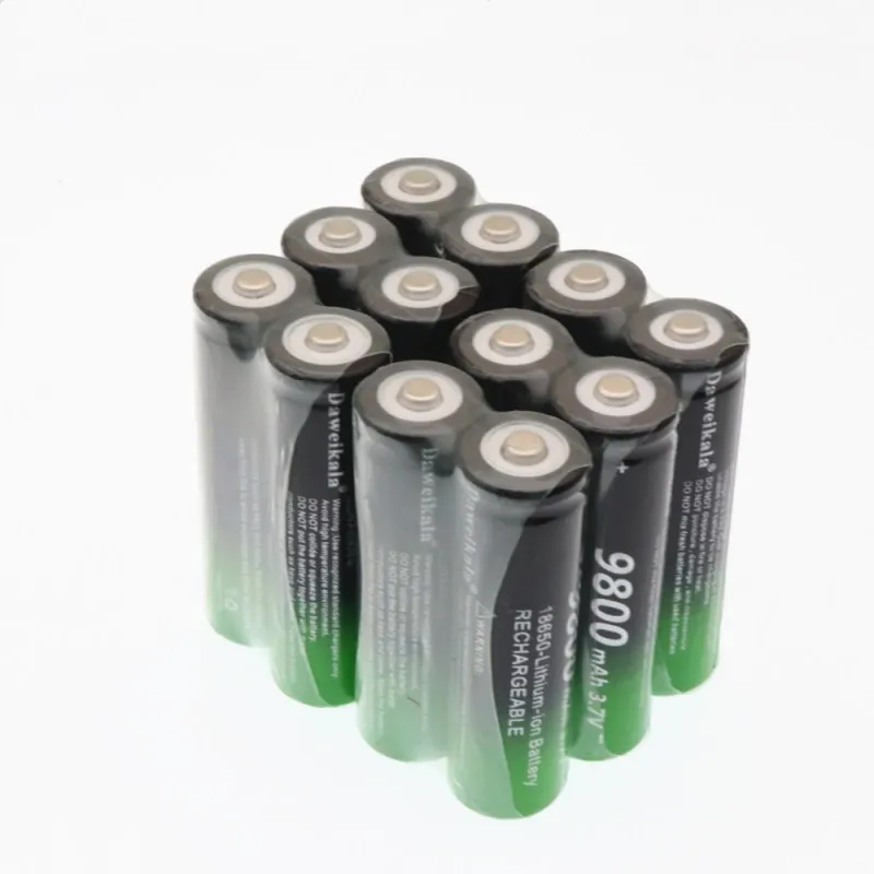 Новинка 18650 3,7 V 9800 mAh литий-ионная аккумуляторная батарея литий-ионные батареи для фонарика фары электронная игрушка, Прямая поставка