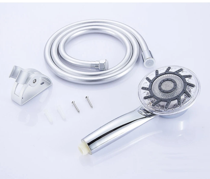 Автоматическая светодиодный Насадки для душа 3 Цвета изменить Температура