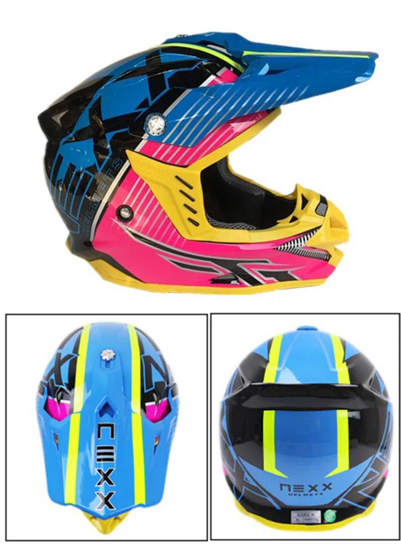 Бренд moto cross шлем профессиональный внедорожный шлем NEXX шлемы Dirt bike moto rcycle шлем moto casco capacete moto queiro