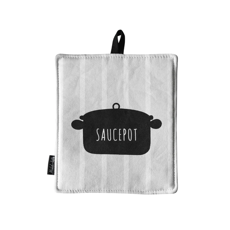 

The Nordic Creative Teat Insulation Pot Cotton and Linen Art Home Kitchen with Thick Mat and Anti-hot Food Placemat Table Mat