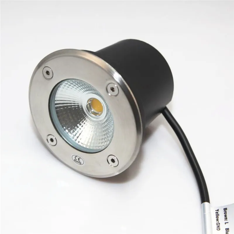 15 Вт COB LED подземный свет точечная ЛАМПА IP68 водонепроницаемая лампа наружная под