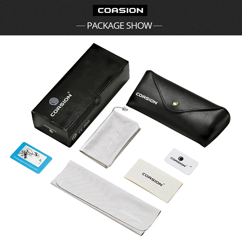 Солнцезащитные очки COASION фирменный дизайн поляризационные для женщин и мужчин