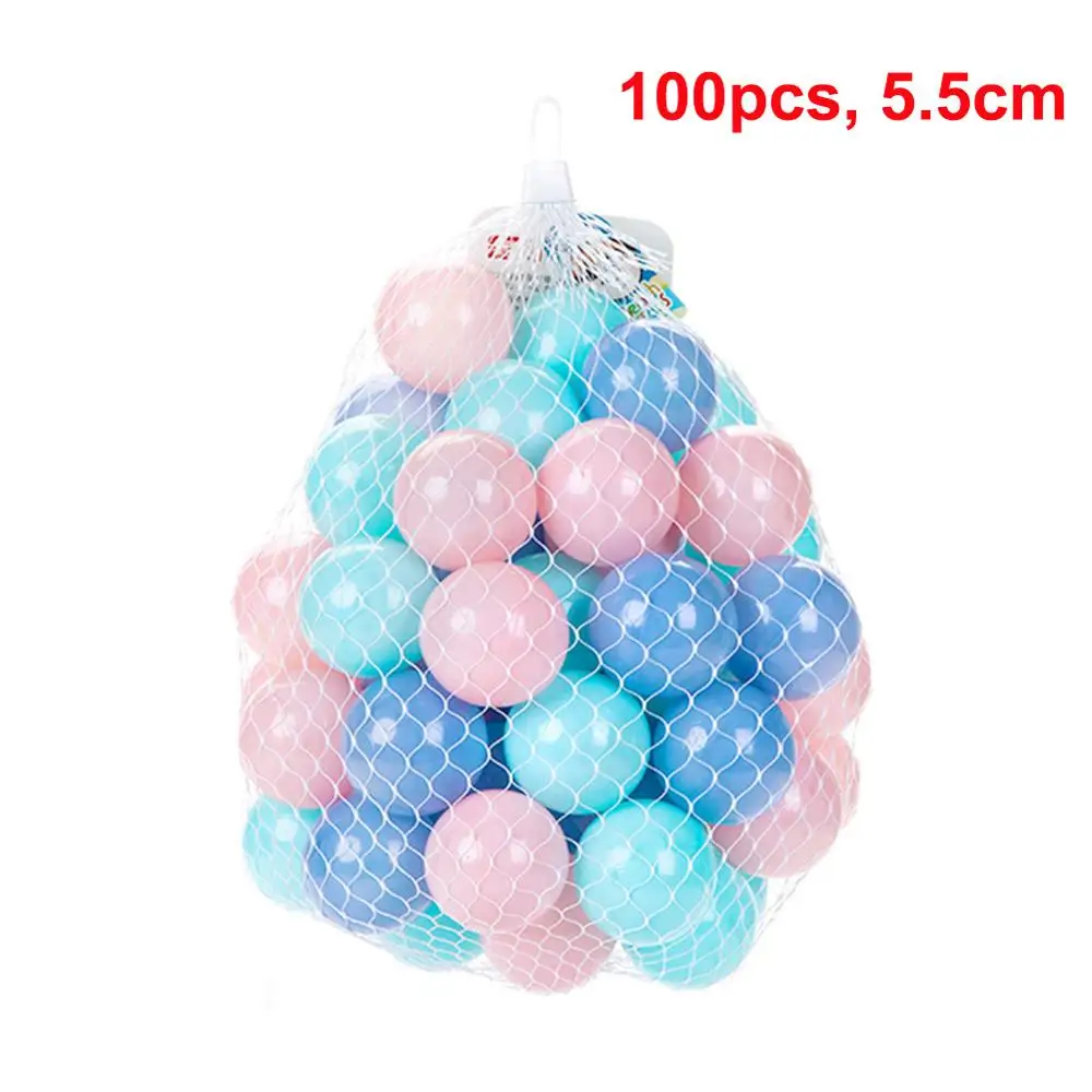 100pcs balls Детская палатка-домик, портативный Замок принцессы, 123*116 см, подарок, висящий флаг, Детская Вигвама, палатка, игровая палатка, подарок на день рождения, Рождество - Цвет: 100pcs balls