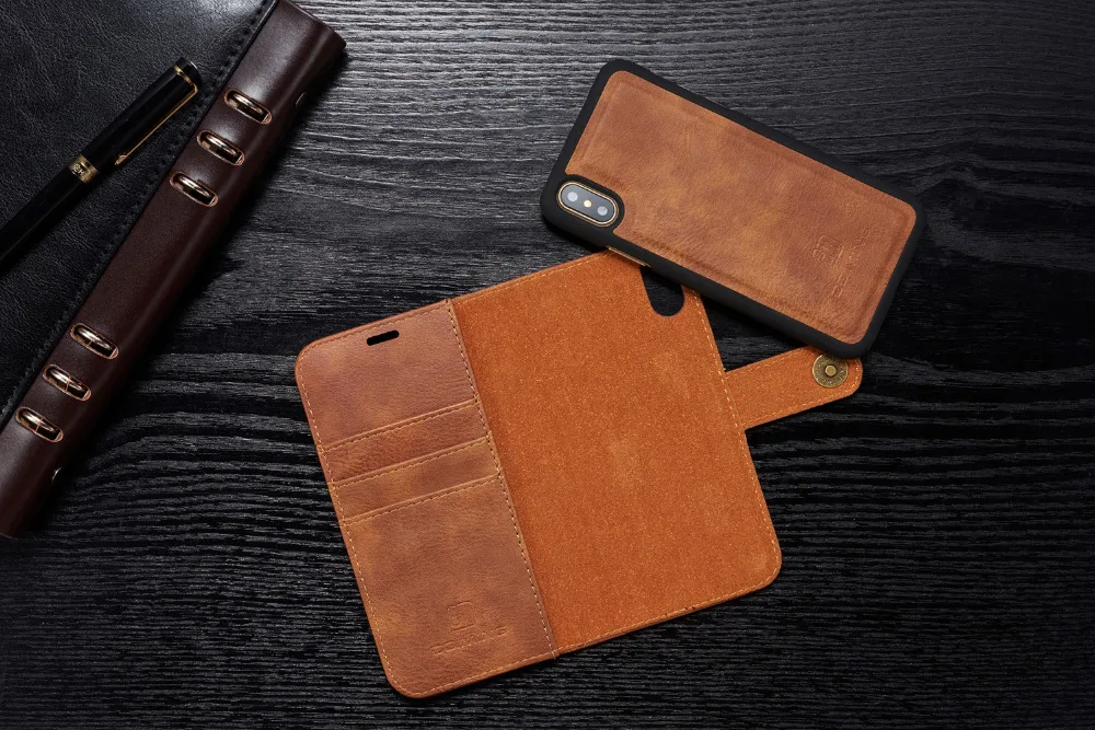 DG. MING кожаный чехол для Apple iphone X, чехол для Coque iphone X, чехол-книжка, кошелек, чехол для телефона s для Apple X iphone X